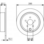 Bosch Δισκόπλακα - 0 986 479 A10 Bosch Δισκόπλακα - 0 986 479 A10