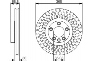 Bosch Δισκόπλακα - 0 986 479 A33