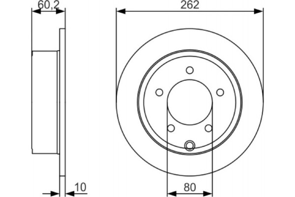 Bosch Δισκόπλακα - 0 986 479 A39