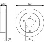 Bosch Δισκόπλακα - 0 986 479 A41