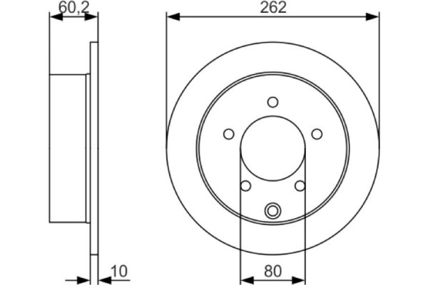 Bosch Δισκόπλακα - 0 986 479 A41
