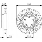 Bosch Δισκόπλακα - 0 986 479 A49