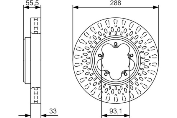 Bosch Δισκόπλακα - 0 986 479 A49