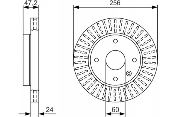 Bosch Δισκόπλακα - 0 986 479 A54
