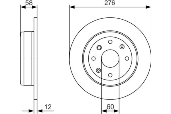 Bosch Δισκόπλακα - 0 986 479 A56