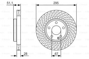Bosch Δισκόπλακα - 0 986 479 A58
