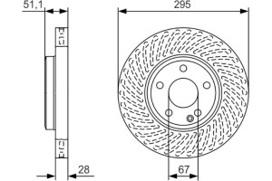 Bosch Δισκόπλακα - 0 986 479 A58