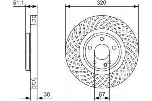 Bosch Δισκόπλακα - 0 986 479 A59