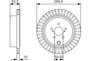 Bosch Δισκόπλακα - 0 986 479 A83