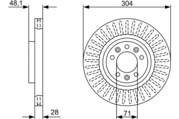 Bosch Δισκόπλακα - 0 986 479 A89