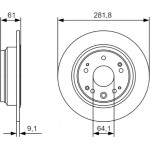 Bosch Δισκόπλακα - 0 986 479 A91