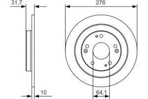 Bosch Δισκόπλακα - 0 986 479 A92