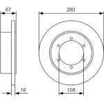 Bosch Δισκόπλακα - 0 986 479 A94