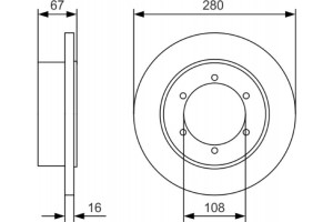 Bosch Δισκόπλακα - 0 986 479 A94