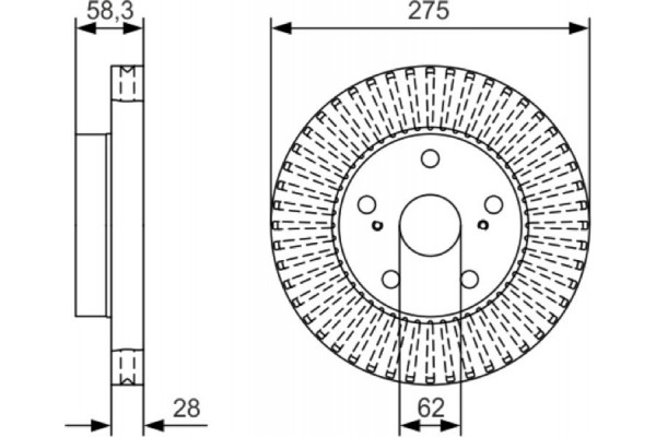 Bosch Δισκόπλακα - 0 986 479 A97