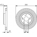 Bosch Δισκόπλακα - 0 986 479 B02