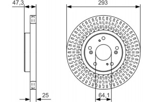 Bosch Δισκόπλακα - 0 986 479 B02