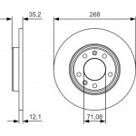 Bosch Δισκόπλακα - 0 986 479 C24