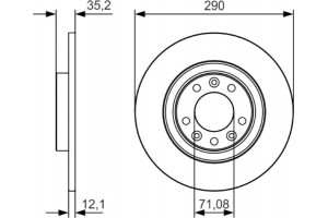 Bosch Δισκόπλακα - 0 986 479 C25