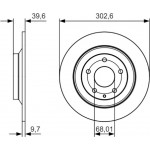 Bosch Δισκόπλακα - 0 986 479 C28 Bosch Δισκόπλακα - 0 986 479 C28