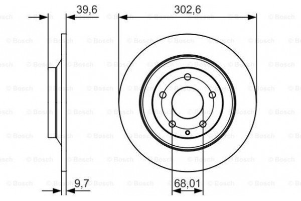 Bosch Δισκόπλακα - 0 986 479 C28