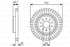 Bosch Δισκόπλακα - 0 986 479 C29
