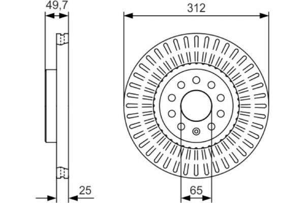 Bosch Δισκόπλακα - 0 986 479 C29