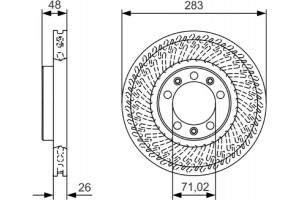 Bosch Δισκόπλακα - 0 986 479 C33