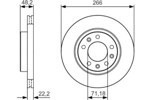 Bosch Δισκόπλακα - 0 986 479 C34