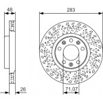 Bosch Δισκόπλακα - 0 986 479 C35
