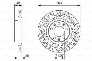 Bosch Δισκόπλακα - 0 986 479 C35