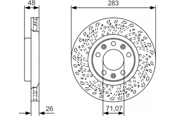 Bosch Δισκόπλακα - 0 986 479 C35
