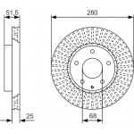 Bosch Δισκόπλακα - 0 986 479 C36