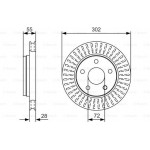 Bosch Δισκόπλακα - 0 986 479 C38