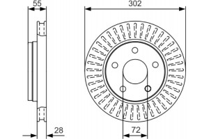 Bosch Δισκόπλακα - 0 986 479 C38