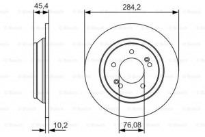 Bosch Δισκόπλακα - 0 986 479 C39