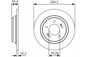 Bosch Δισκόπλακα - 0 986 479 C39