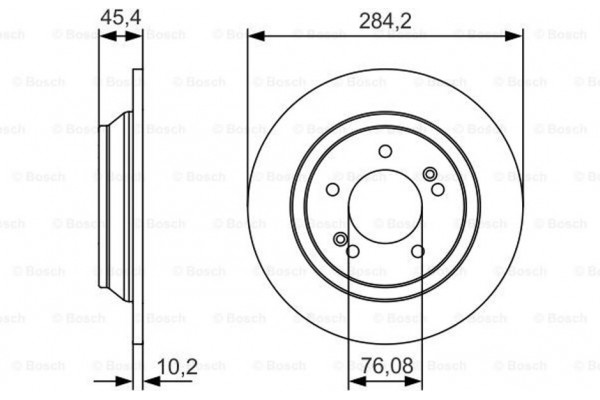 Bosch Δισκόπλακα - 0 986 479 C39