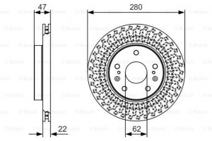 Bosch Δισκόπλακα - 0 986 479 C40