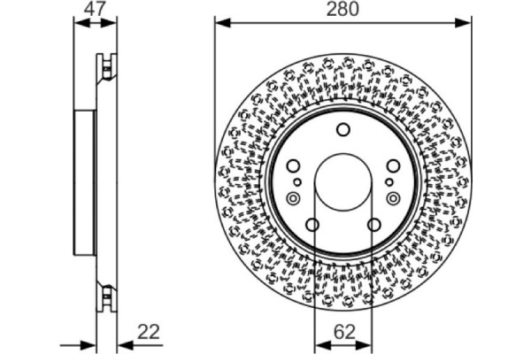 Bosch Δισκόπλακα - 0 986 479 C40