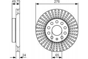 Bosch Δισκόπλακα - 0 986 479 C47