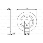 Bosch Δισκόπλακα - 0 986 479 C92