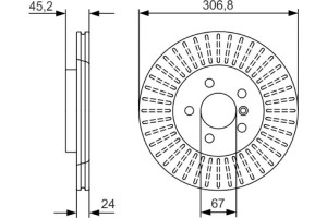 Bosch Δισκόπλακα - 0 986 479 C93