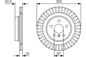 Bosch Δισκόπλακα - 0 986 479 C95
