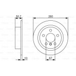 Bosch Δισκόπλακα - 0 986 479 C96