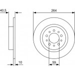 Bosch Δισκόπλακα - 0 986 479 C98