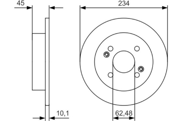 Bosch Δισκόπλακα - 0 986 479 D02