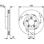 Bosch Δισκόπλακα - 0 986 479 D23