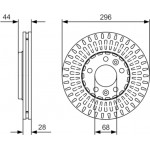 Bosch Δισκόπλακα - 0 986 479 D30