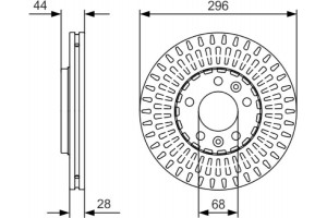 Bosch Δισκόπλακα - 0 986 479 D30